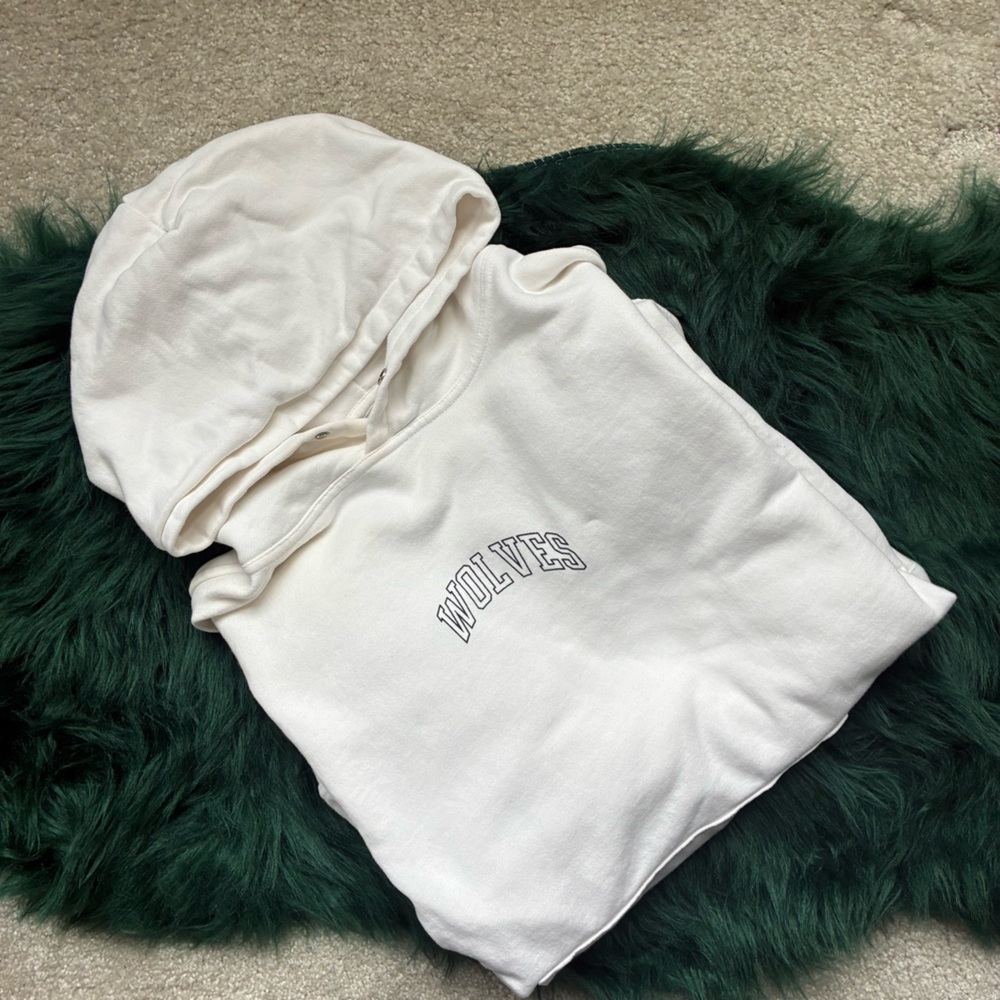 DARC SPORT | Native Wolf “Pierce” Hoodie | Cream